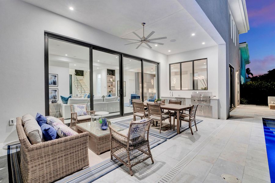 Furnished interior view inside a new home in , Boca Raton (Image 14).