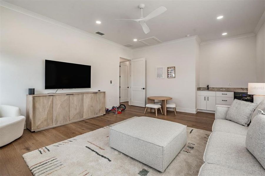 Furnished interior view inside a new home in , Tampa (Image 16).