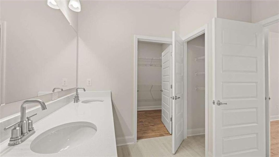 Furnished interior view inside a new home in Oak Ridge Meadows - Active Adult, Locust Grove (Image 5).