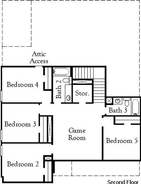 2D floor plan layout of this home in Summerlin, Castroville, TX (Image 3). 2D floor plan layout of this home in Summerlin, Castroville, TX (Image 3).