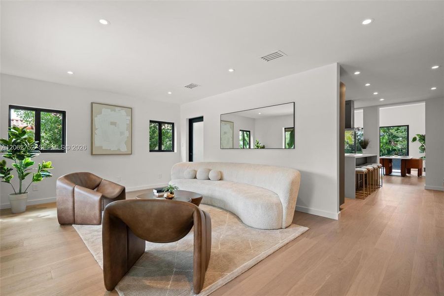 Furnished interior view inside a new home in , Miami (Image 10). Furnished interior view inside a new home in , Miami (Image 10).