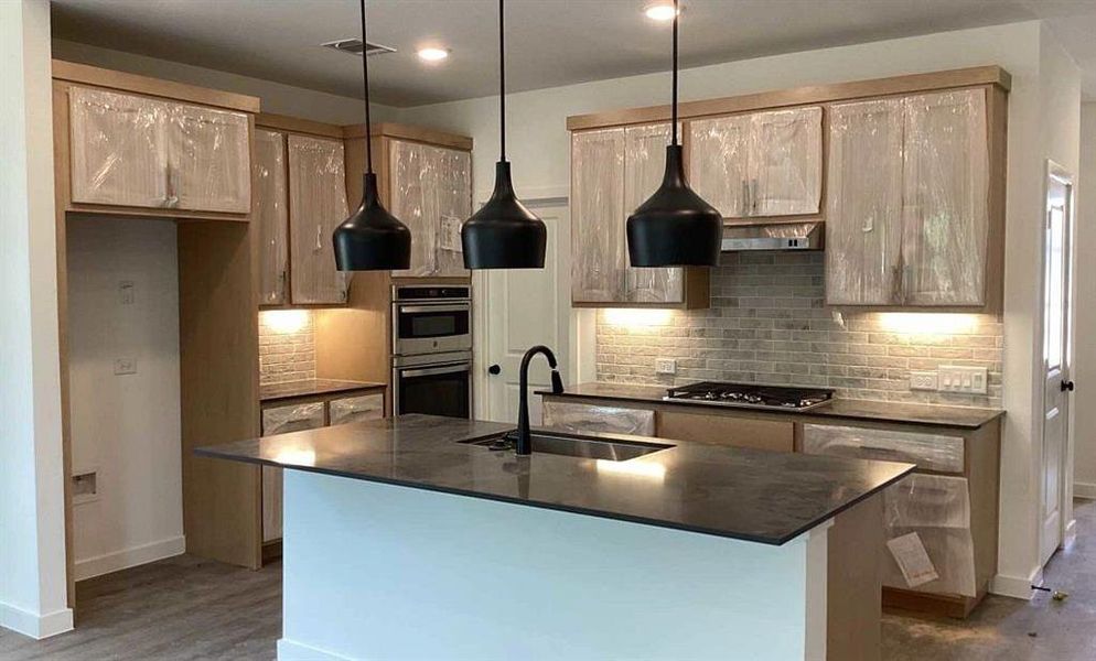 Kitchen Construction Progress featuring the Foundry Collection