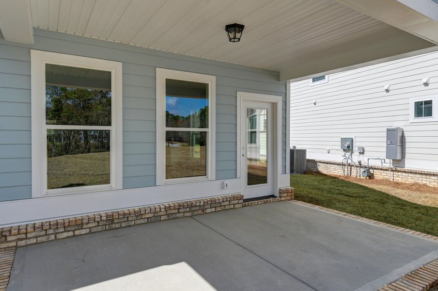 Exterior details and patio area of a home in Clubside Reserve at Summerlake, Lexington (Image 31).