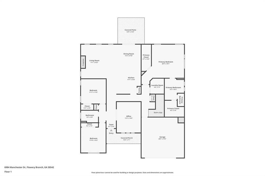 2D floor plan layout of this home in Cambridge, Flowery Branch, GA (Image 5). 2D floor plan layout of this home in Cambridge, Flowery Branch, GA (Image 5).