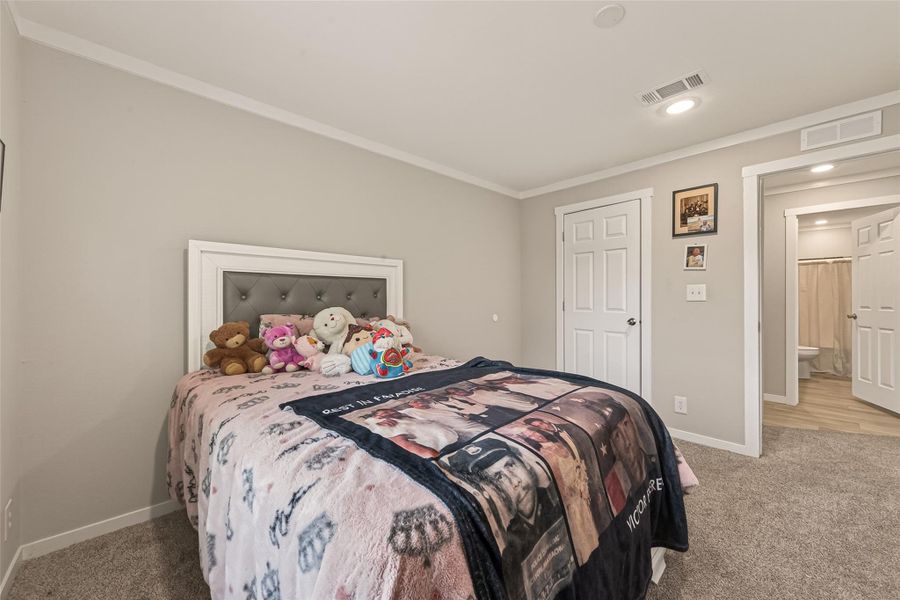 Furnished interior view inside a new home in , Cleveland (Image 12).