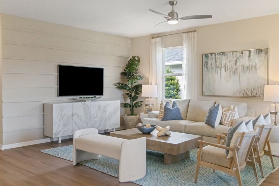 Representative furnished interior of a home built from the 1989 Modeled by KB Home in Deer Springs, Zephyrhills (Image 4).
