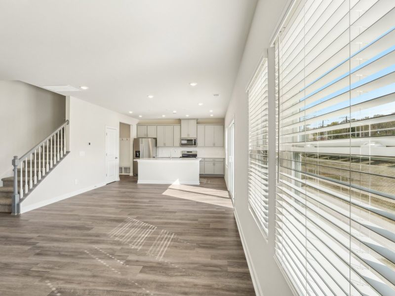 The open-concept floorplan makes hosting guests and visitors easier than ever.