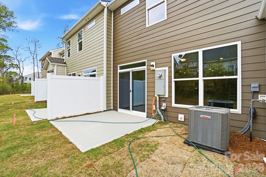 Exterior details and patio area of a home in Harrisburg Village, Harrisburg (Image 20).