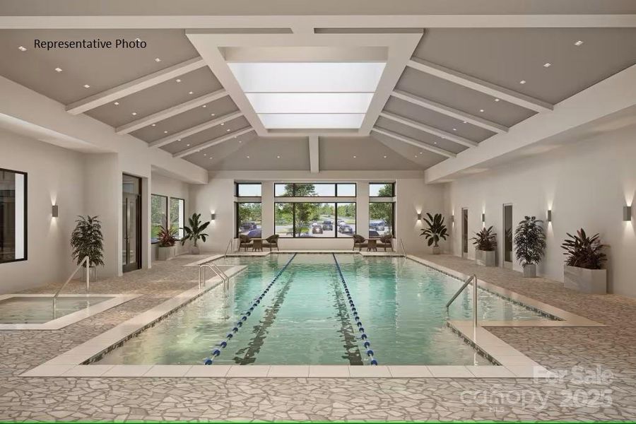 Indoor pool and spa ready for year-round use!