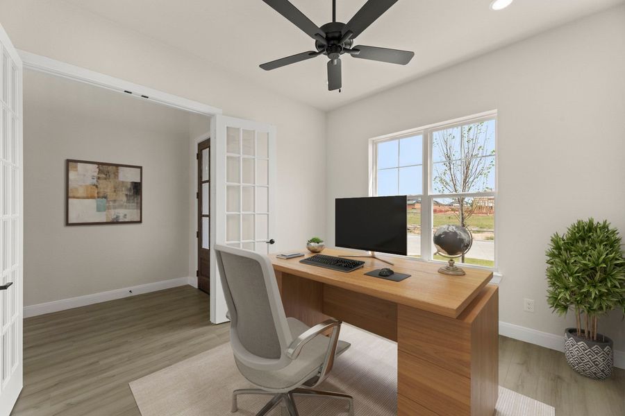 Furnished interior view inside a new home in Ten Mile Creek, Celina (Image 5).