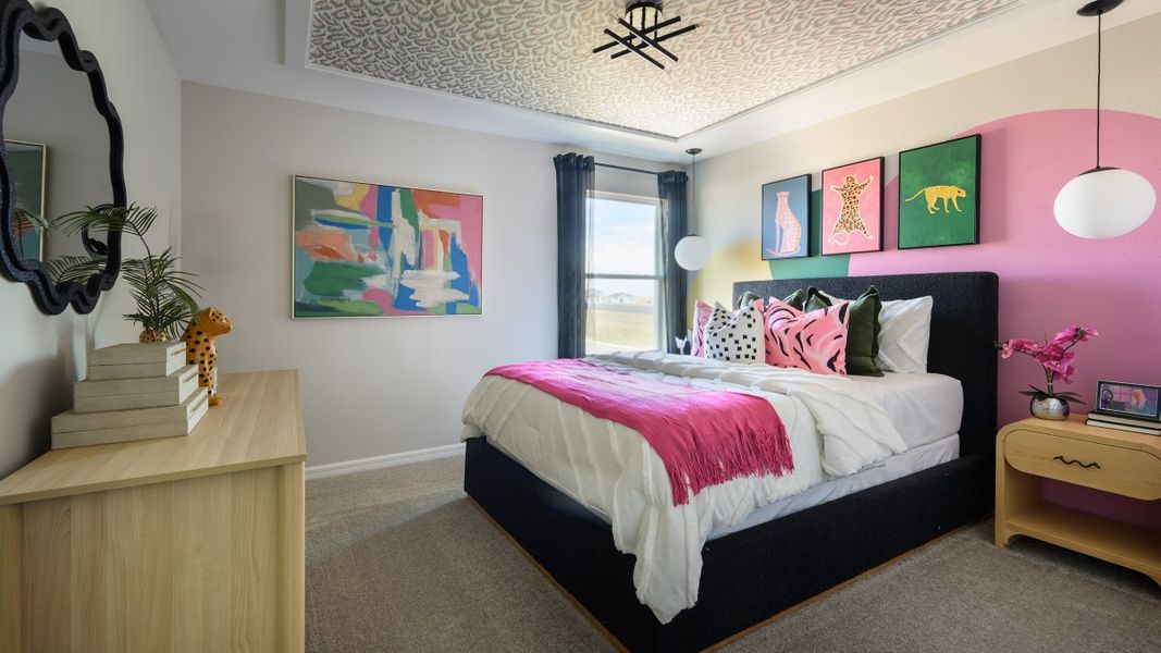 Representative furnished interior of a home built from the Indigo by Casa Fresca Homes in Pasadena Woods, Dade City (Image 11).