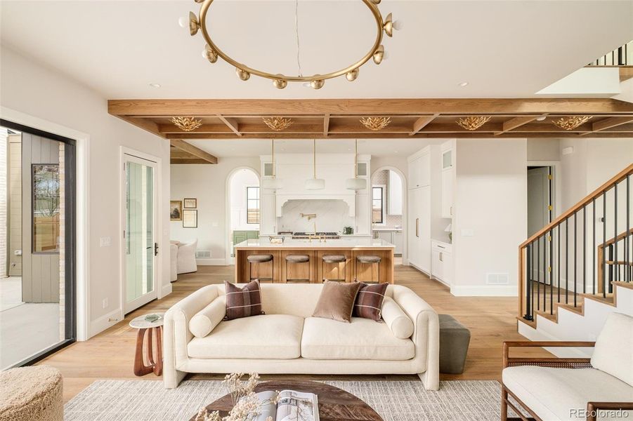 Furnished interior view inside a new home in , Denver (Image 13).