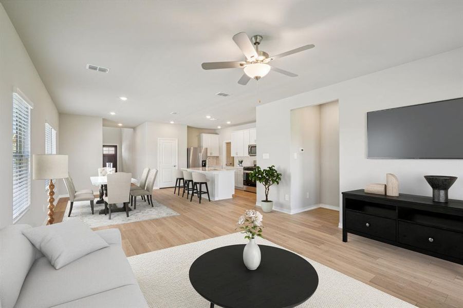 Photo is not of the actual home, but is an inspirational photo of builder’s model home and may depict options, furnishings, and/or decorator features that are not included.