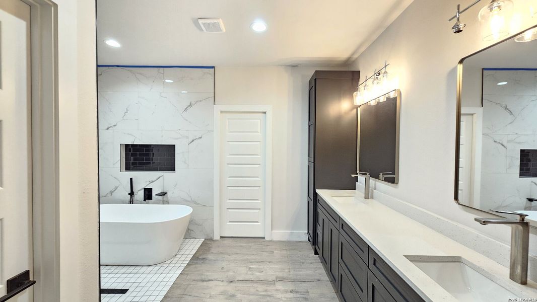 Furnished interior view inside a new home in , San Antonio (Image 12). Furnished interior view inside a new home in , San Antonio (Image 12).