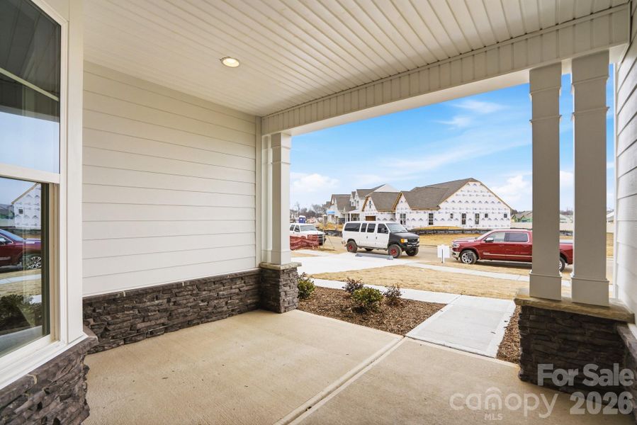 Exterior details and patio area of a home in Harmony, Harrisburg (Image 4).