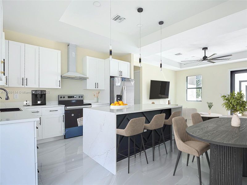 Furnished interior view inside a new home in , Lehigh Acres (Image 14).