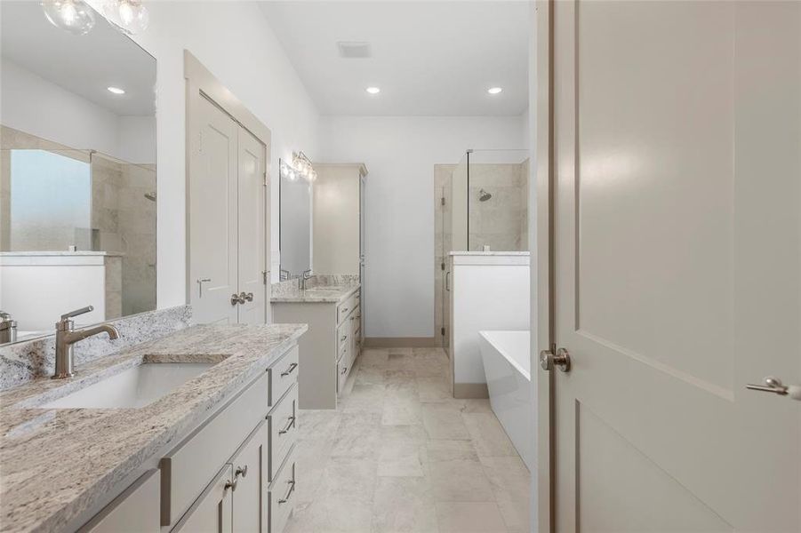 Furnished interior view inside a new home in , Lone Oak (Image 17).