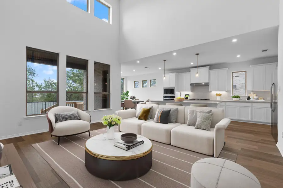 Open Concept Family Room - Virtually Staged Open Concept Family Room - Virtually Staged