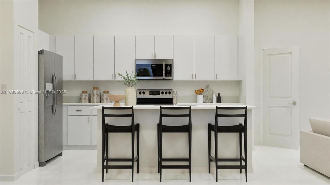 Furnished interior view inside a new home in Coral Landings, Florida City (Image 4).