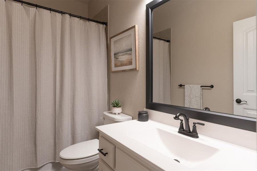 Bathroom 2 - full bath with tub and shower