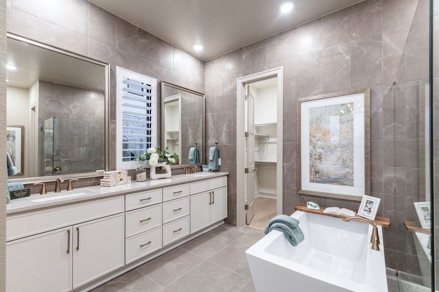 Representative Primary Bathroom - some options shown