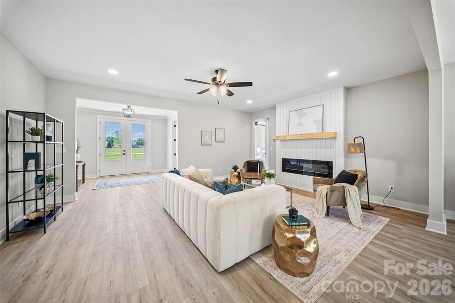 Furnished interior view inside a new home in , Concord (Image 30).