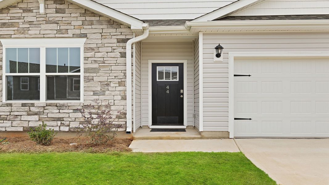 Exterior details and patio area of a home in Spring Ridge, Anderson (Image 3). Exterior details and patio area of a home in Spring Ridge, Anderson (Image 3).