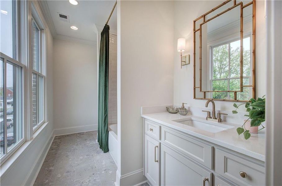 Furnished interior view inside a new home in , Cartersville (Image 19).