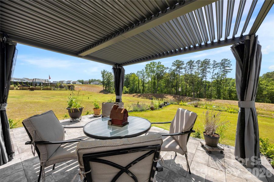 Exterior details and patio area of a home in Legacy Ridge, Catawba (Image 23). Exterior details and patio area of a home in Legacy Ridge, Catawba (Image 23).