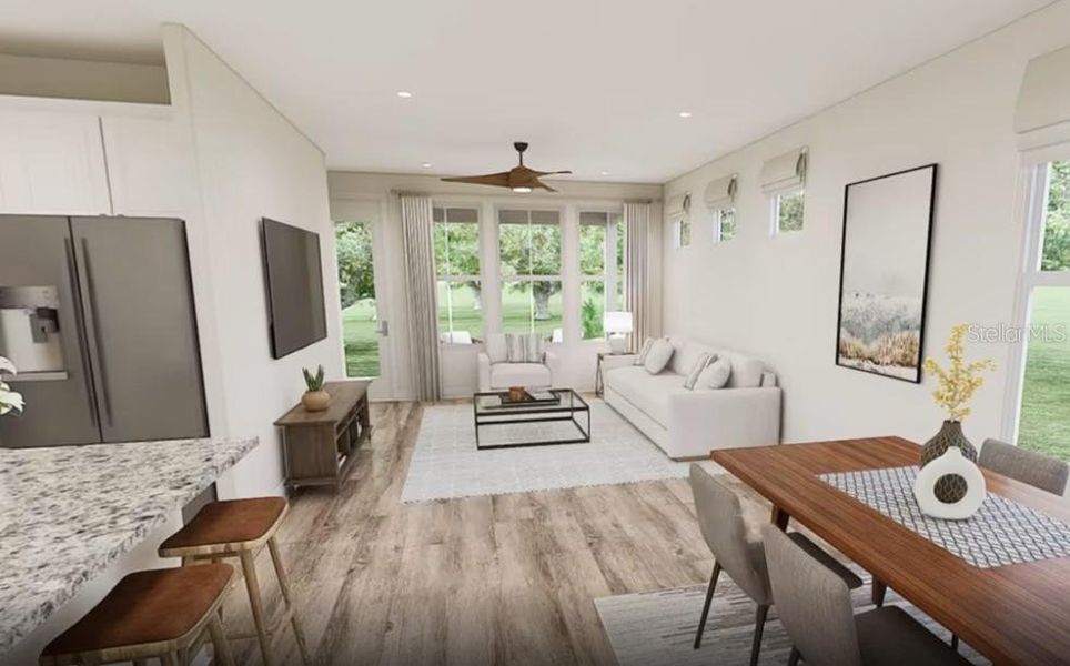Furnished interior view inside a new home in , North Port (Image 11).