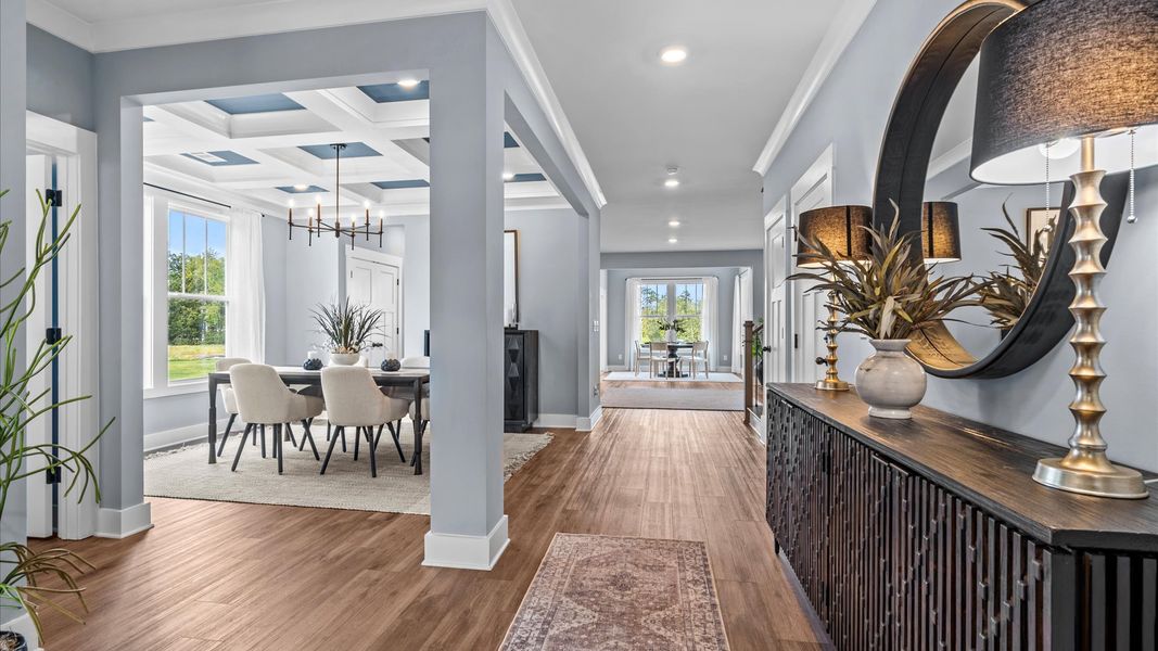 Dining Room of The Drayton Design by DRB Homes