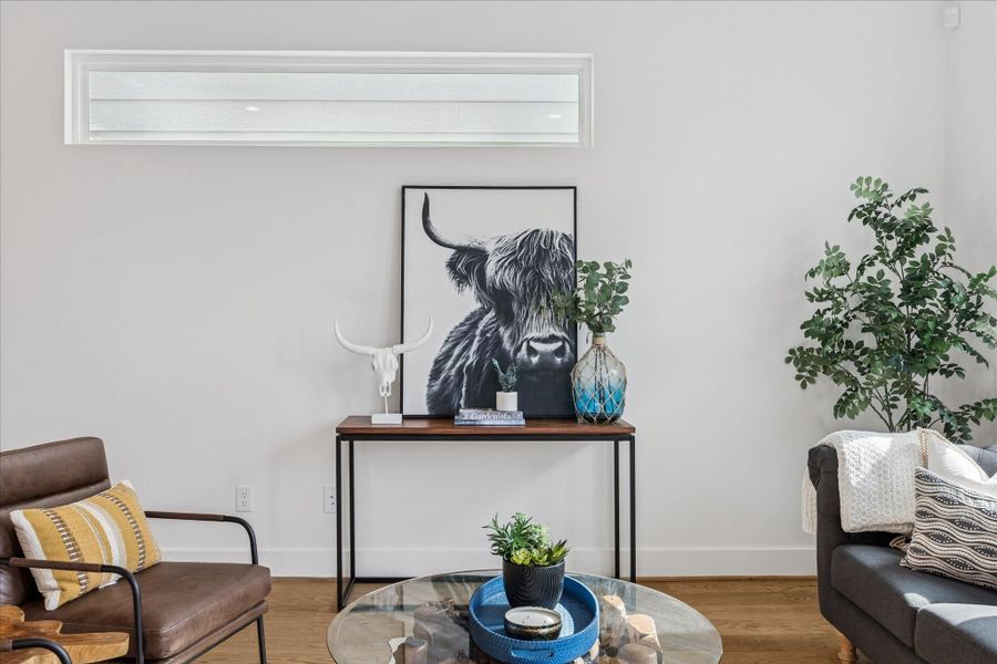 Furnished interior view inside a new home in , Houston (Image 32).