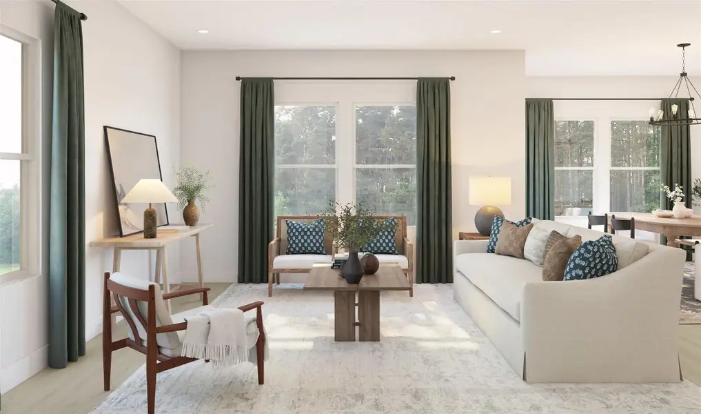 Furnished interior view inside a new home in Aspire at Ashland, Richwood (Image 7).