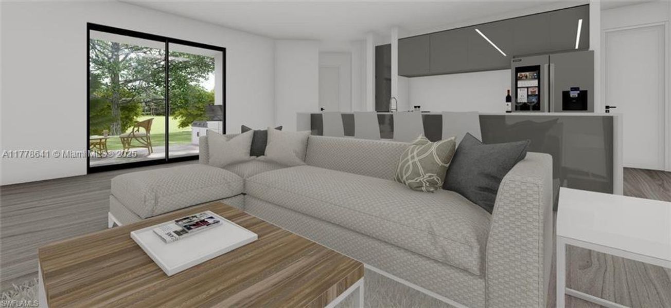 Furnished interior view inside a new home in , Lehigh Acres (Image 4).