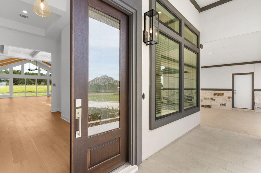 Exterior details and patio area of a home in Feathergrass, Florence (Image 43).