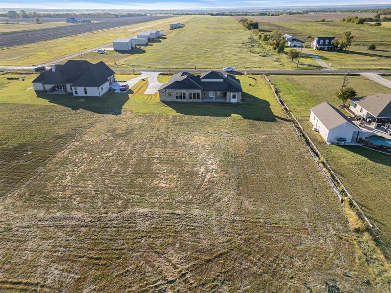 Drone / aerial view with a rural view