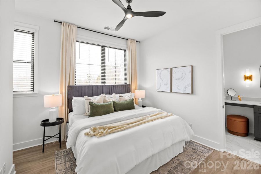 Furnished interior view inside a new home in , Charlotte (Image 31). Furnished interior view inside a new home in , Charlotte (Image 31).