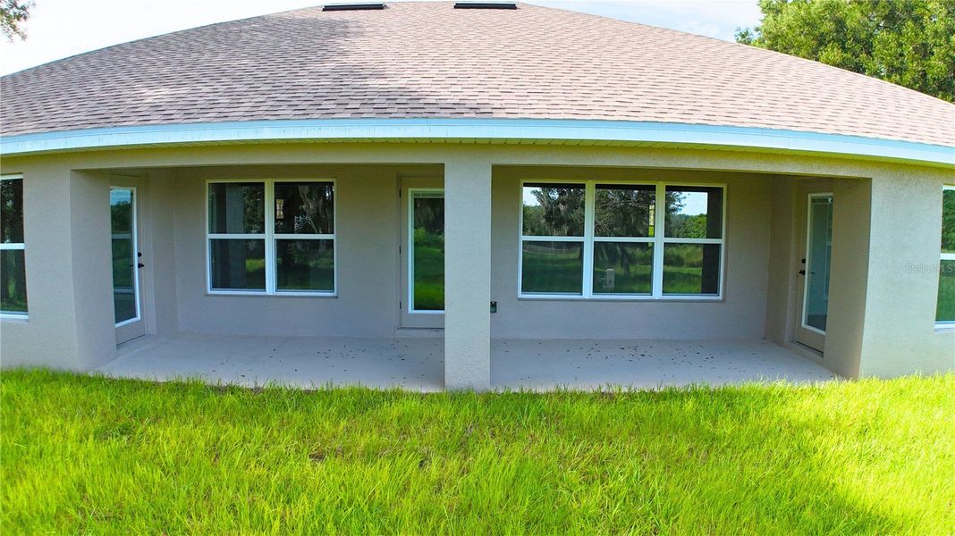 Exterior details and patio area of a home in Hill Country Estates, Dade City (Image 4). Exterior details and patio area of a home in Hill Country Estates, Dade City (Image 4).
