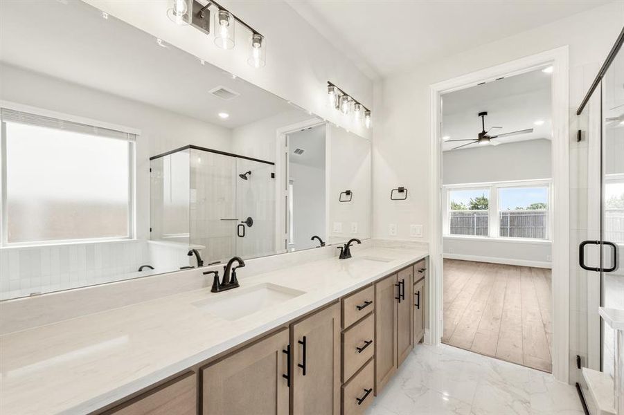 Furnished interior view inside a new home in Mockingbird Heights, Midlothian (Image 19).