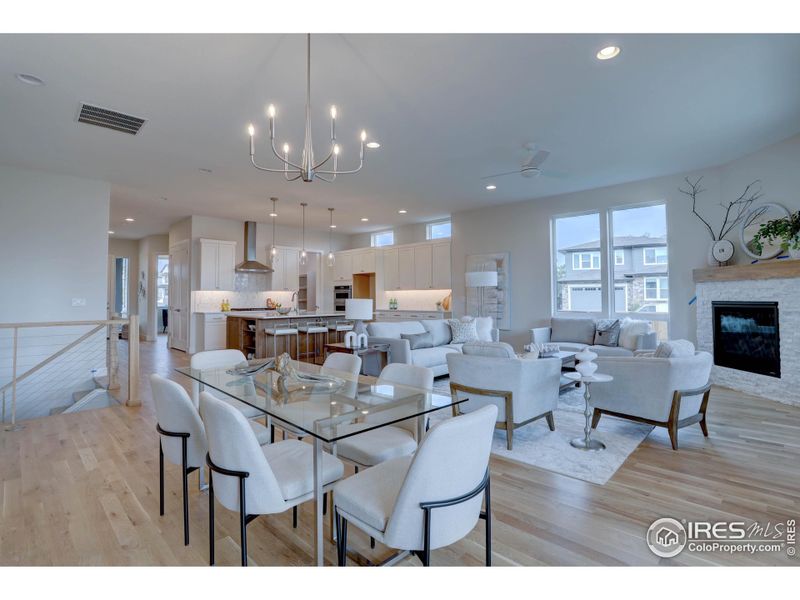 Furnished interior view inside a new home in , Louisville (Image 10).