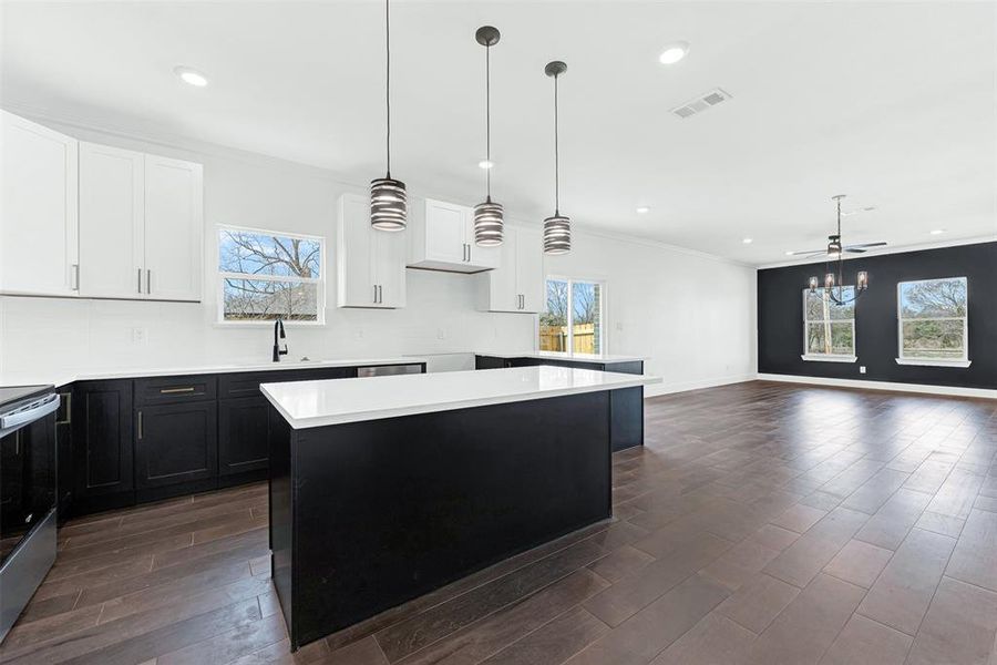 Furnished interior view inside a new home in , Greenville (Image 10). Furnished interior view inside a new home in , Greenville (Image 10).