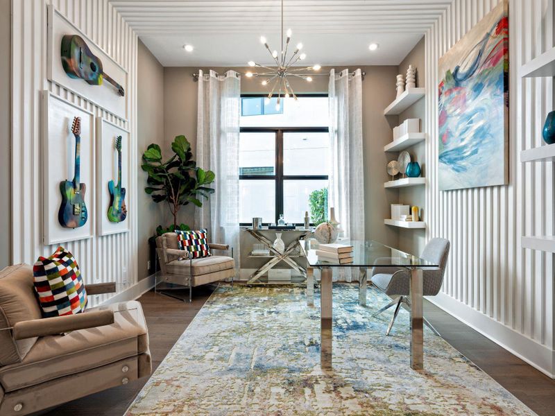 Furnished interior view inside a new home in PGA Village Verano, Port St. Lucie (Image 28).