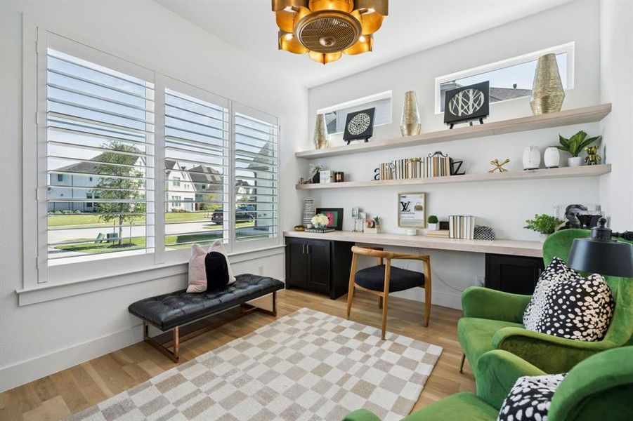 Furnished interior view inside a new home in , Prosper (Image 17). Furnished interior view inside a new home in , Prosper (Image 17).