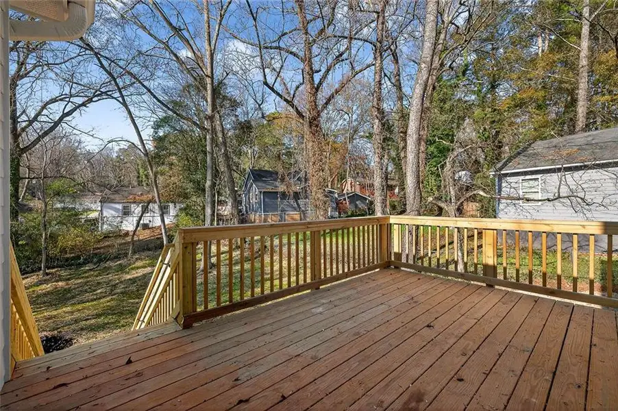 Exterior details and patio area of a home in , Atlanta (Image 3).
