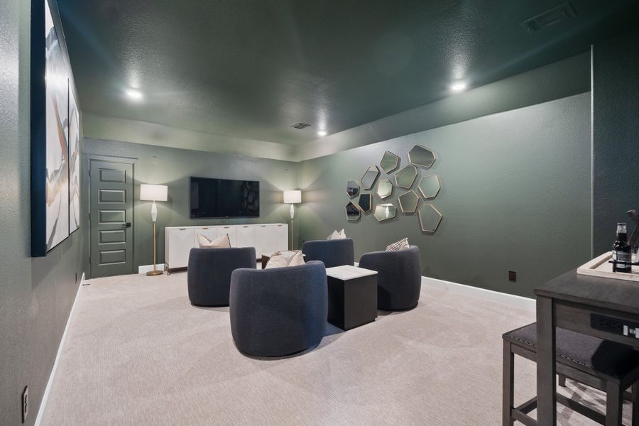 Furnished interior view inside a new home in Heath Golf and Yacht Club, Heath (Image 9).