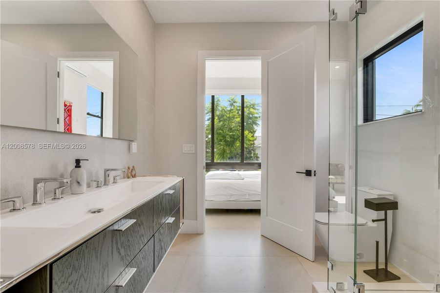 Furnished interior view inside a new home in , Surfside (Image 37).