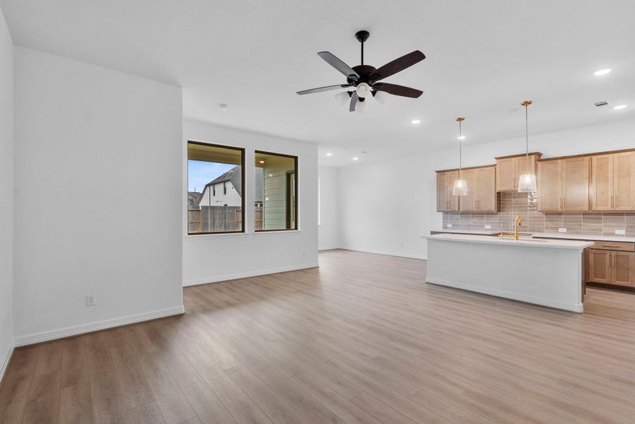 This open floorplan allows for endless options for furniture placement.