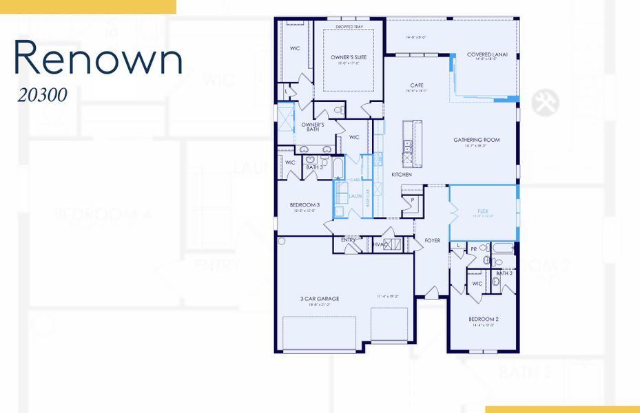 2D floor plan layout of this home in Arbor Oaks, North Port, FL (Image 3). 2D floor plan layout of this home in Arbor Oaks, North Port, FL (Image 3).