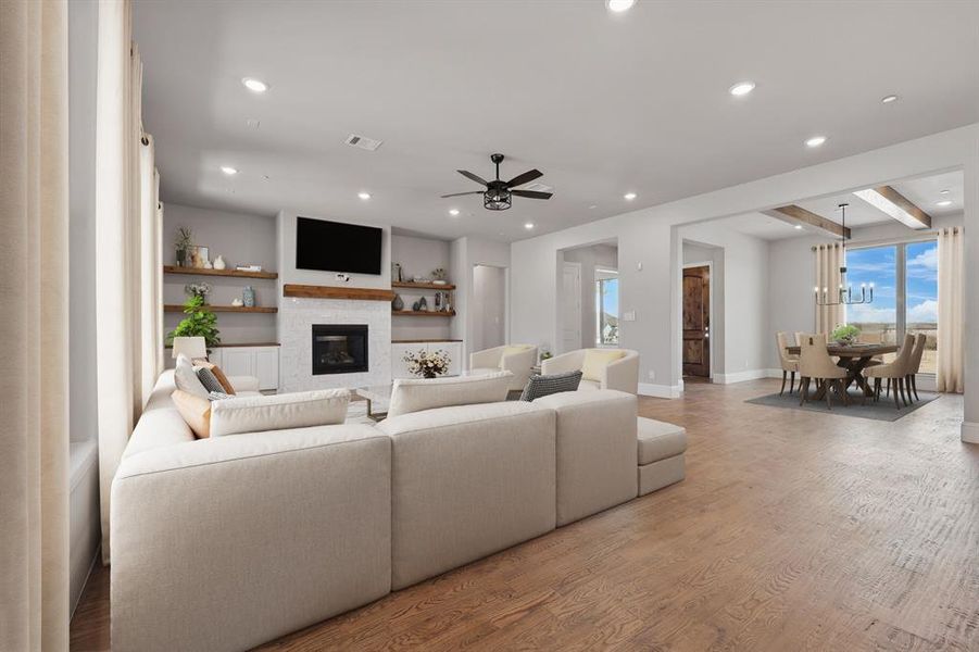 Living Room - Virtually Staged