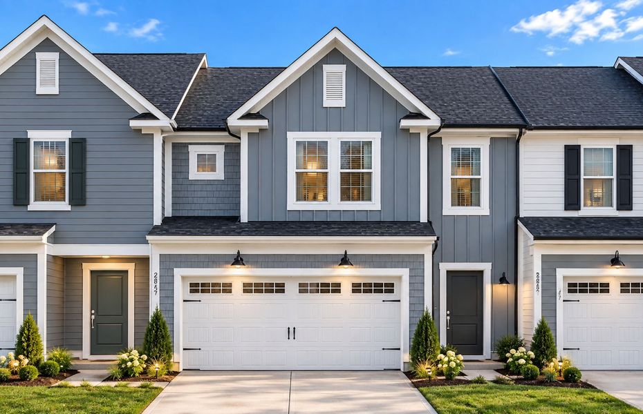 Representative exterior photo of a completed home built from the Raritan by Pulte Homes in Solana, Durham, NC (Image 20).
